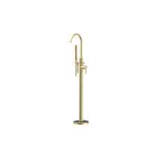 Castle Brushed Brass Floor Standing Bath Shower Mixer